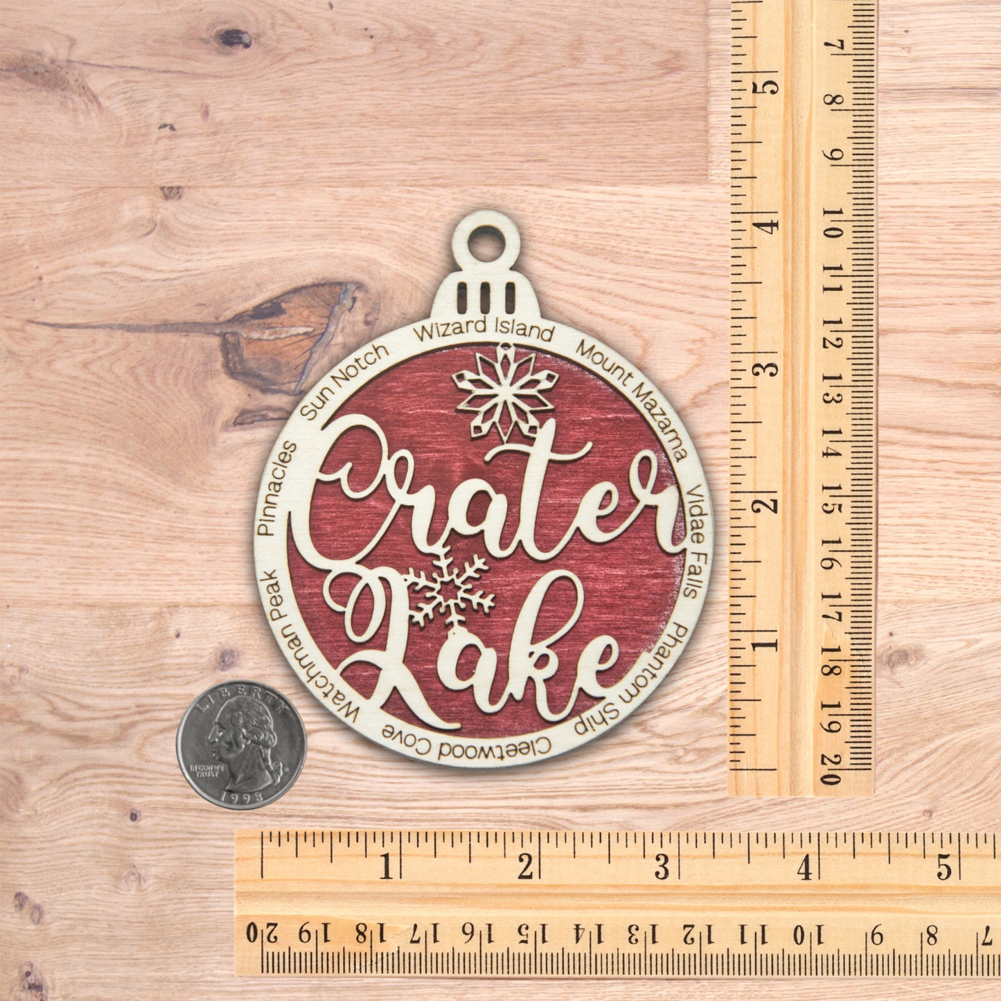Crater Lake National Park Christmas Ornament