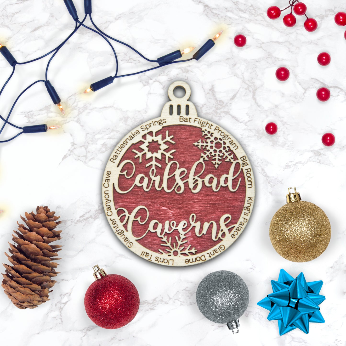 Carlsbad Caverns National Park Christmas Ornament