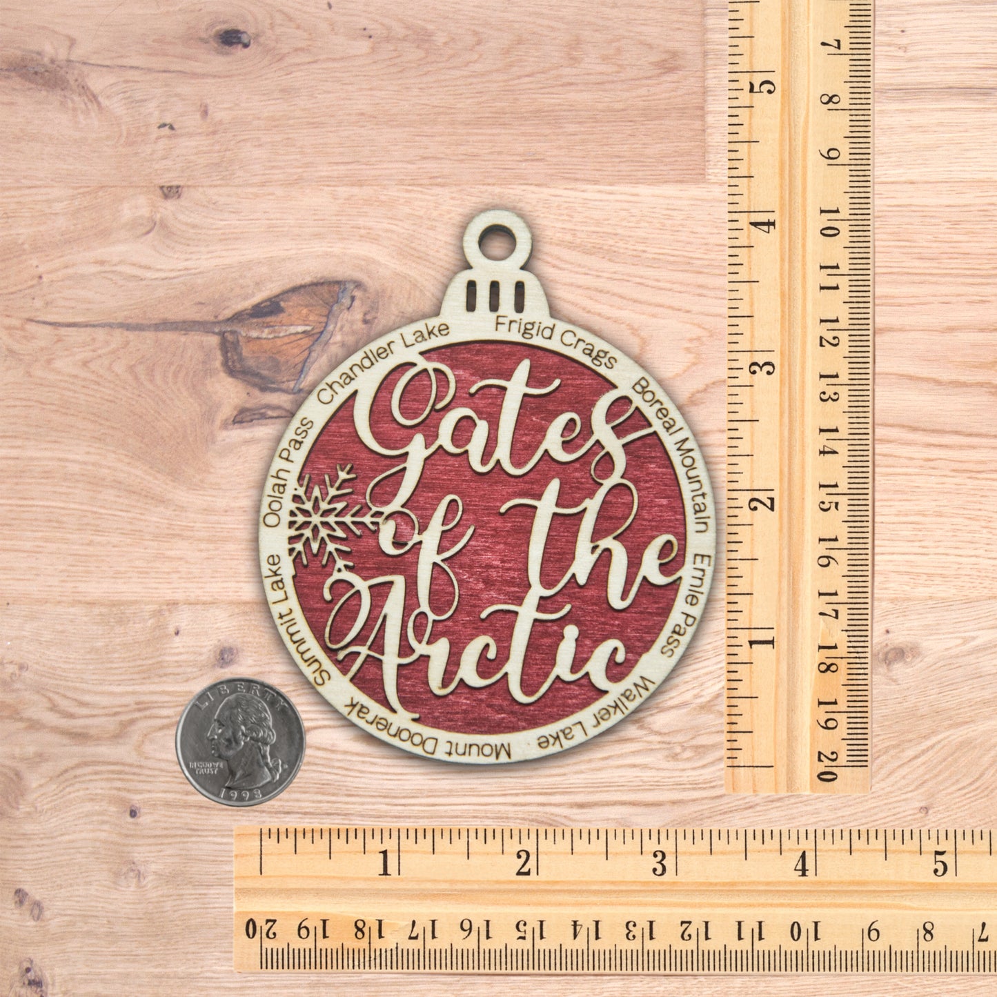Gates of the Arctic National Park Christmas Ornament