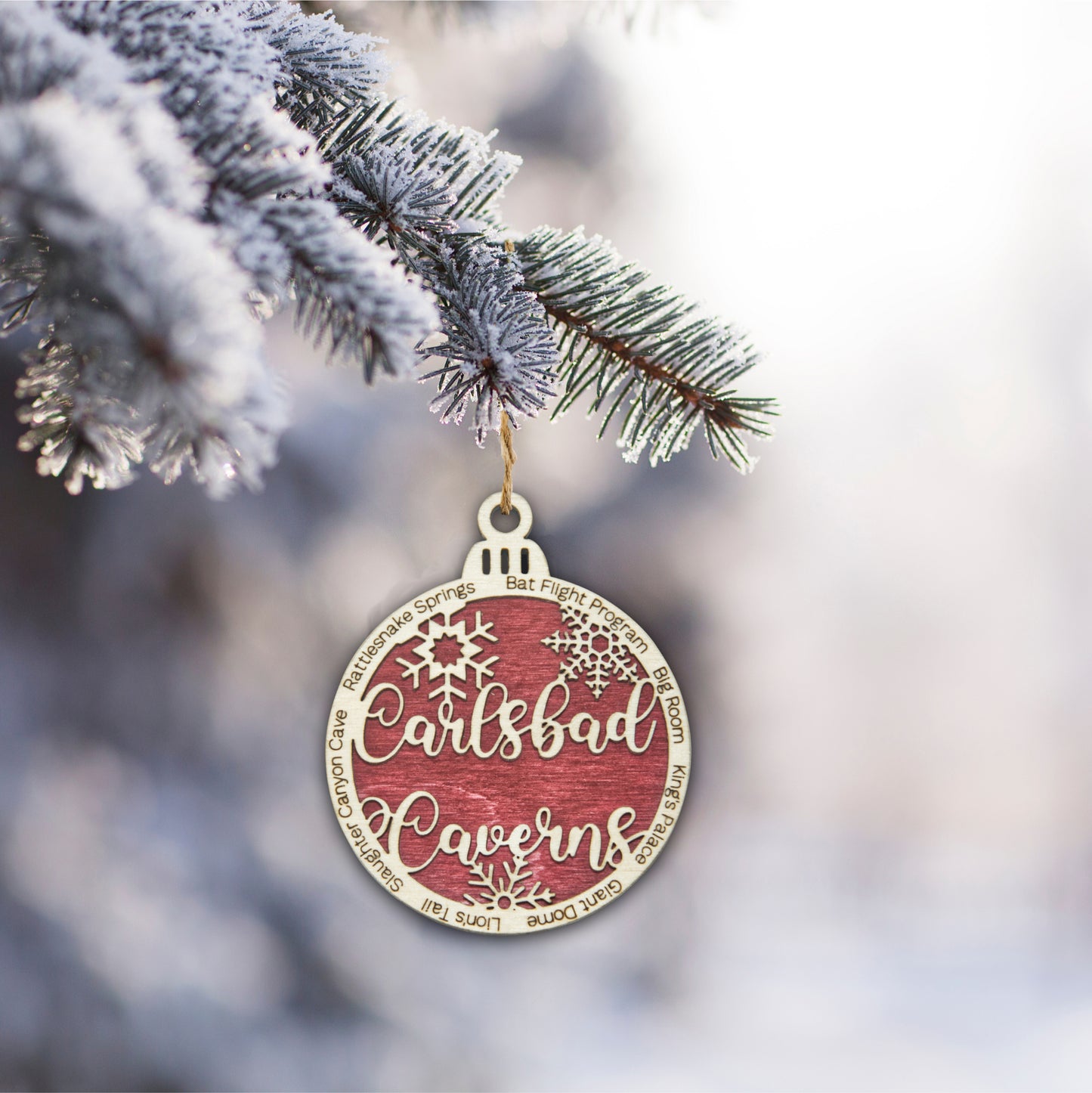 Carlsbad Caverns National Park Christmas Ornament