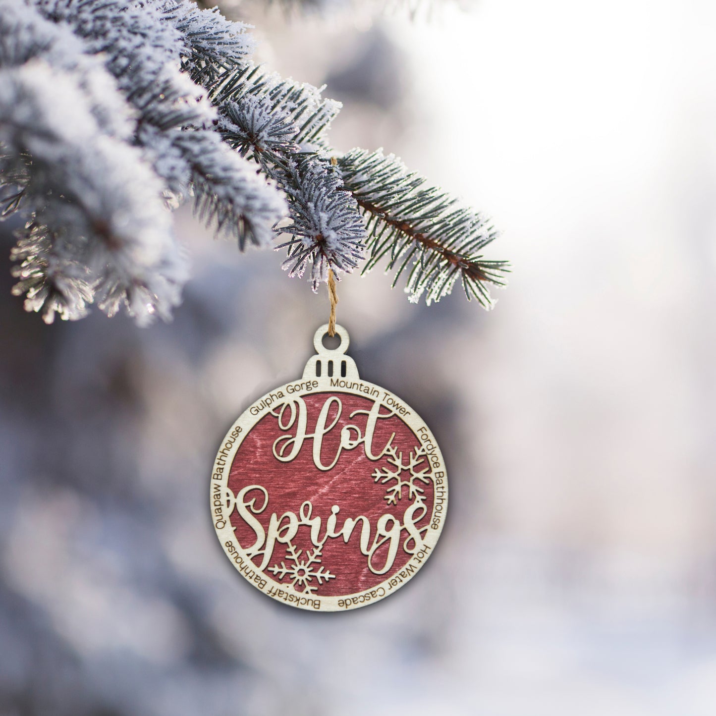 Hot Springs National Park Christmas Ornament