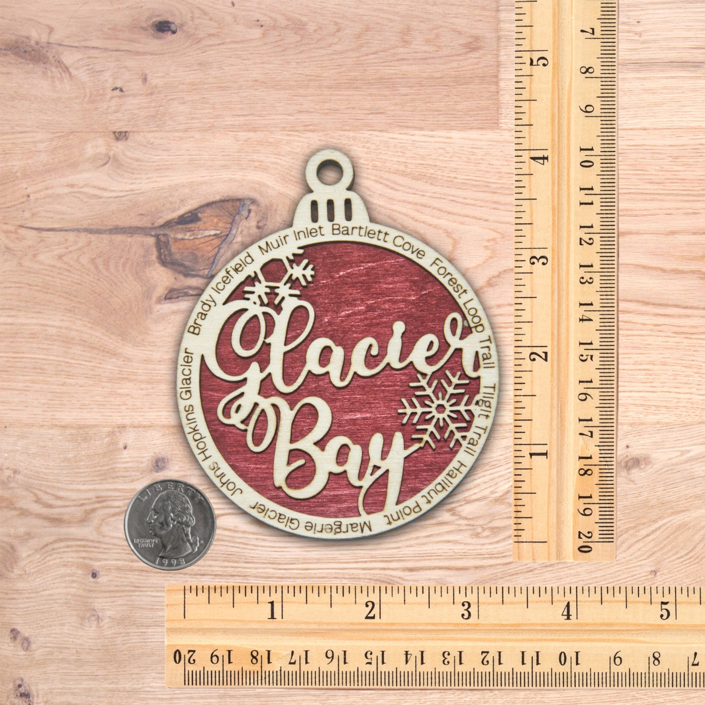 Glacier Bay National Park Christmas Ornament