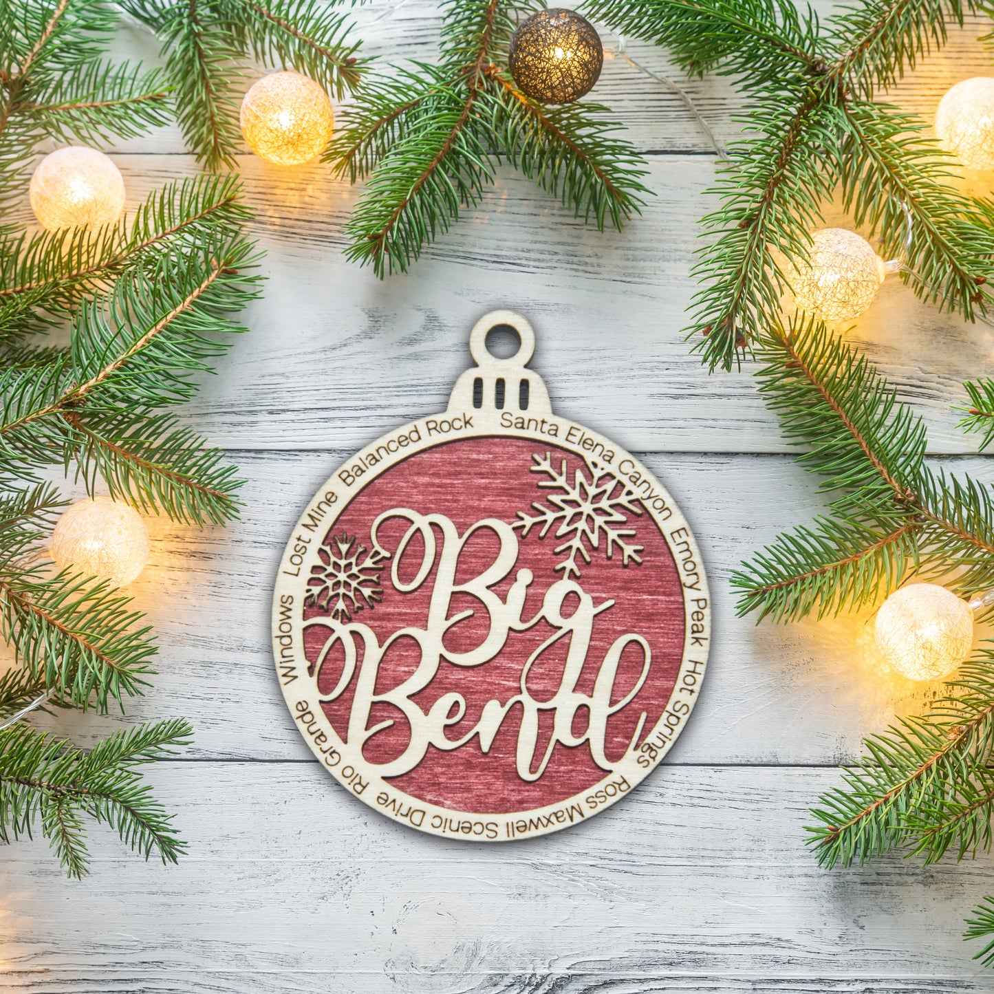 Big Bend National Park Christmas Ornament