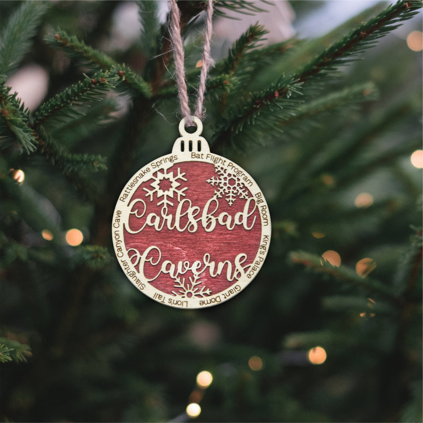 Carlsbad Caverns National Park Christmas Ornament