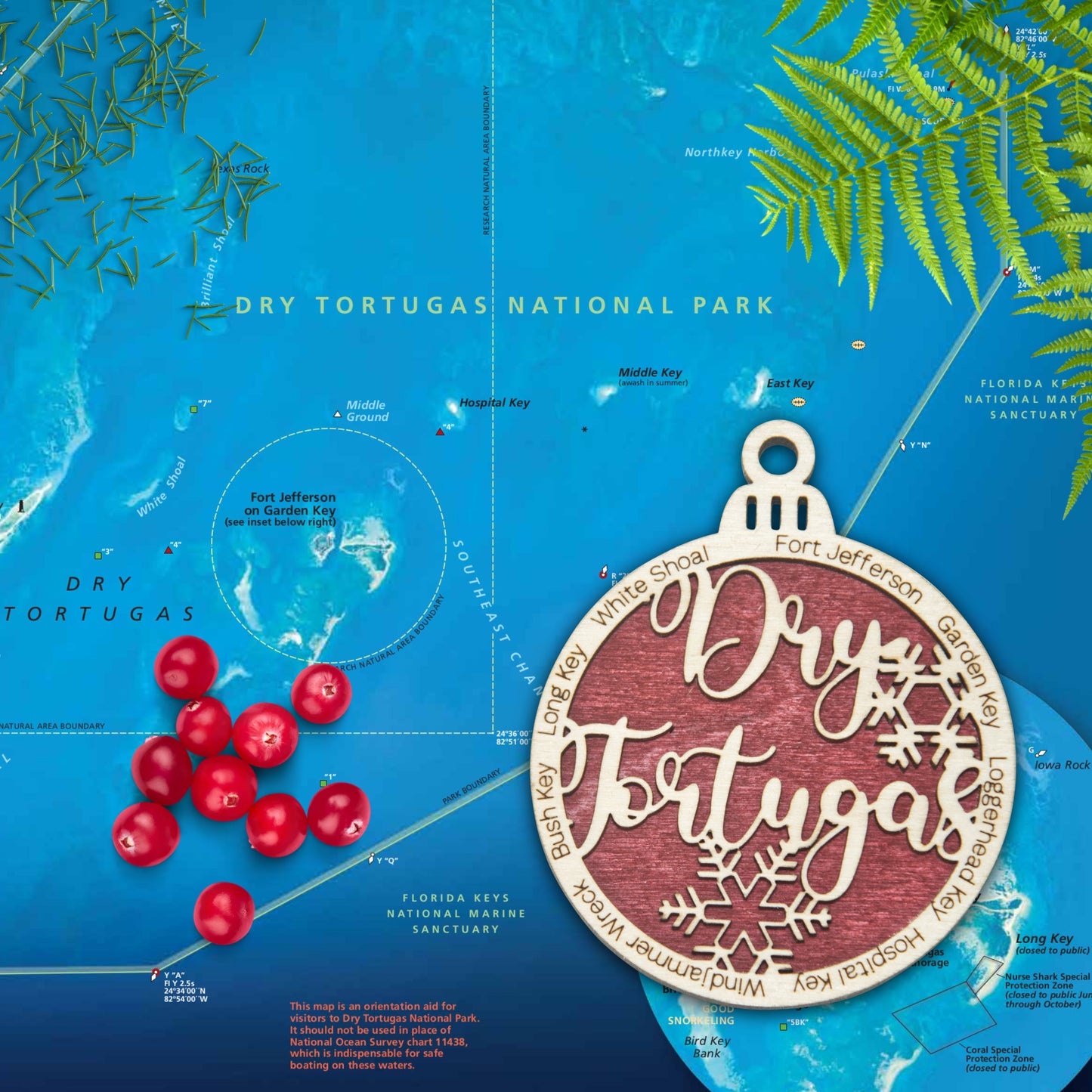 Dry Tortugas National Park Christmas Ornament