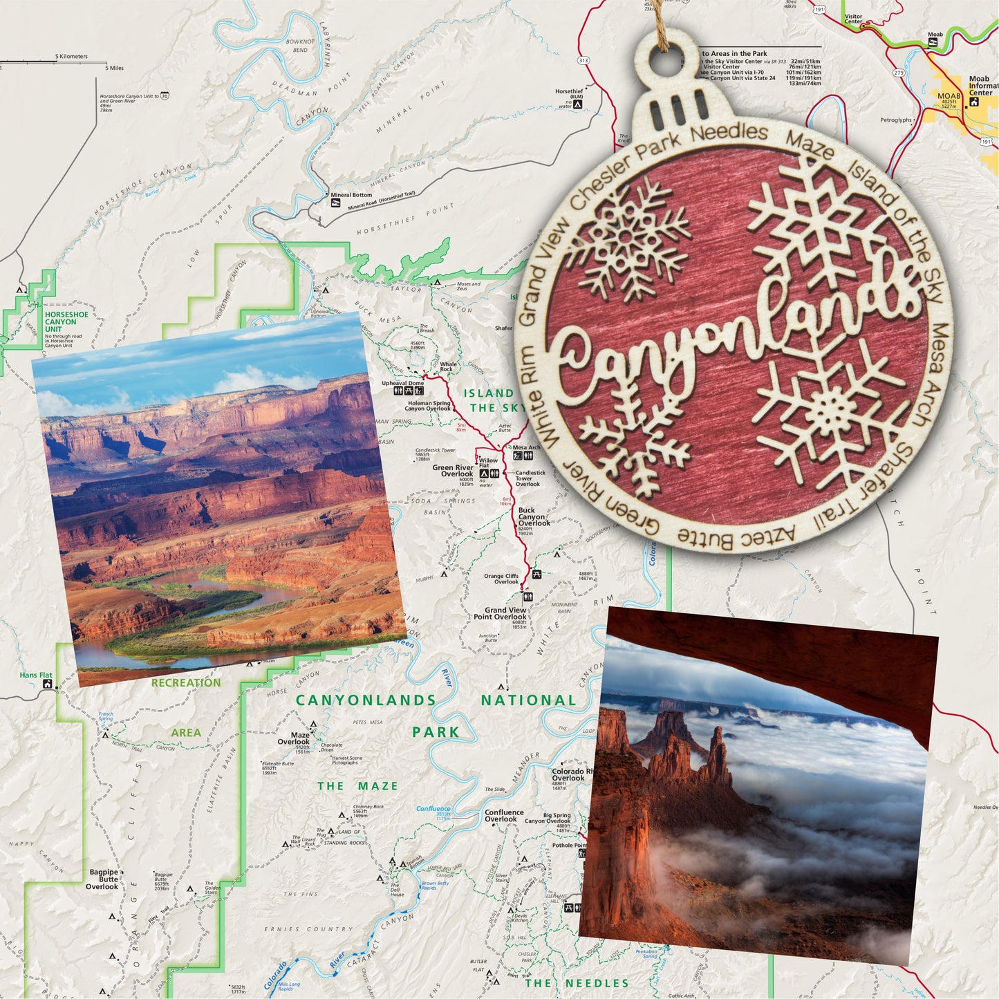 Canyonlands National Park Christmas Ornament