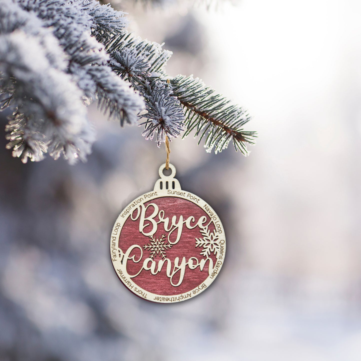Bryce Canyon National Park Christmas Ornament
