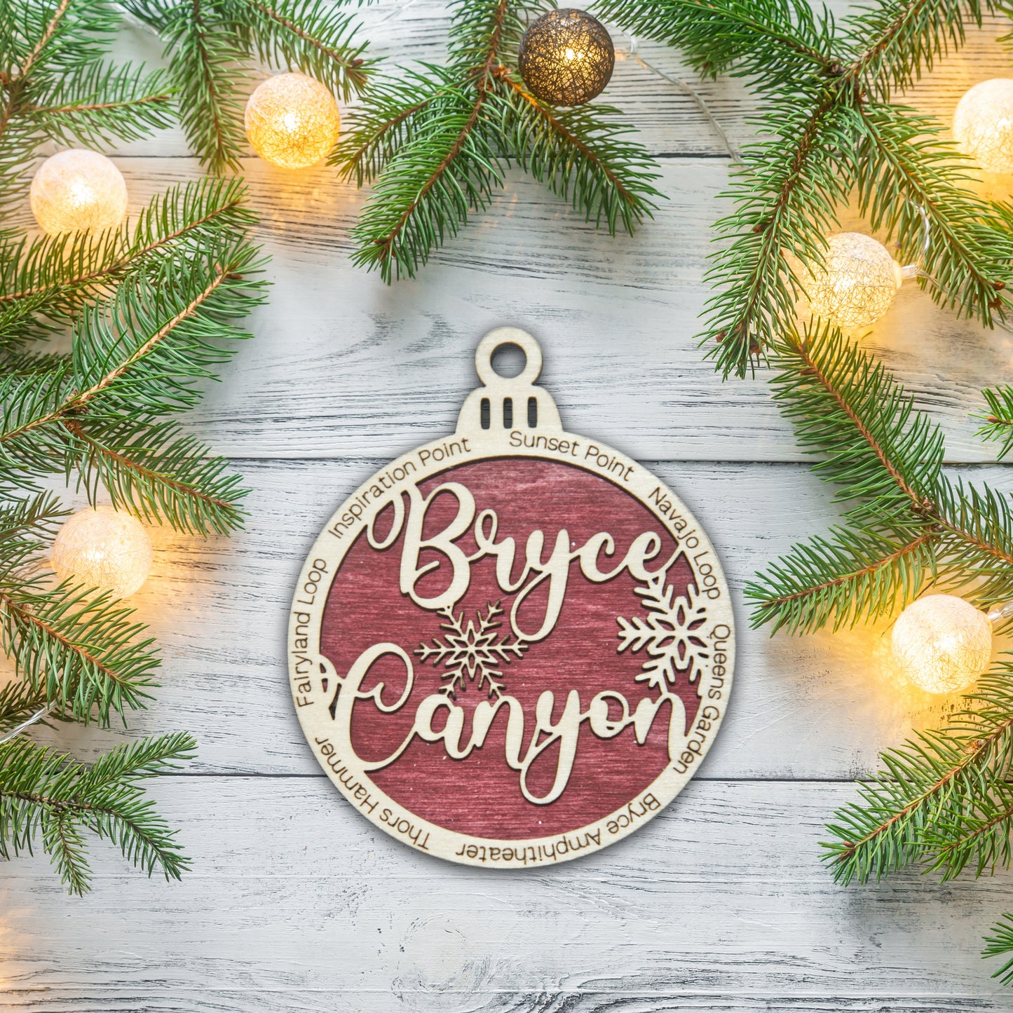 Bryce Canyon National Park Christmas Ornament