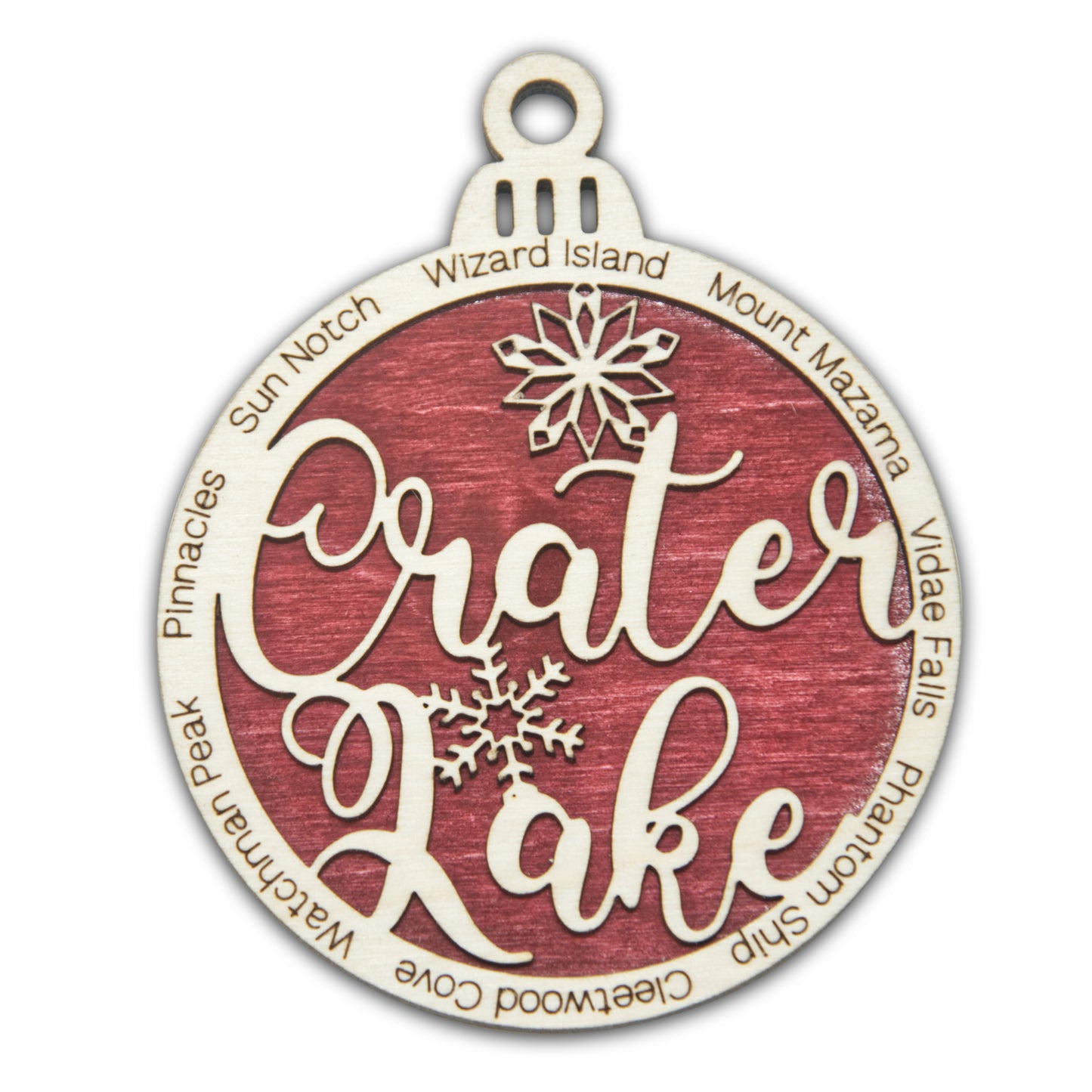 Crater Lake National Park Christmas Ornament