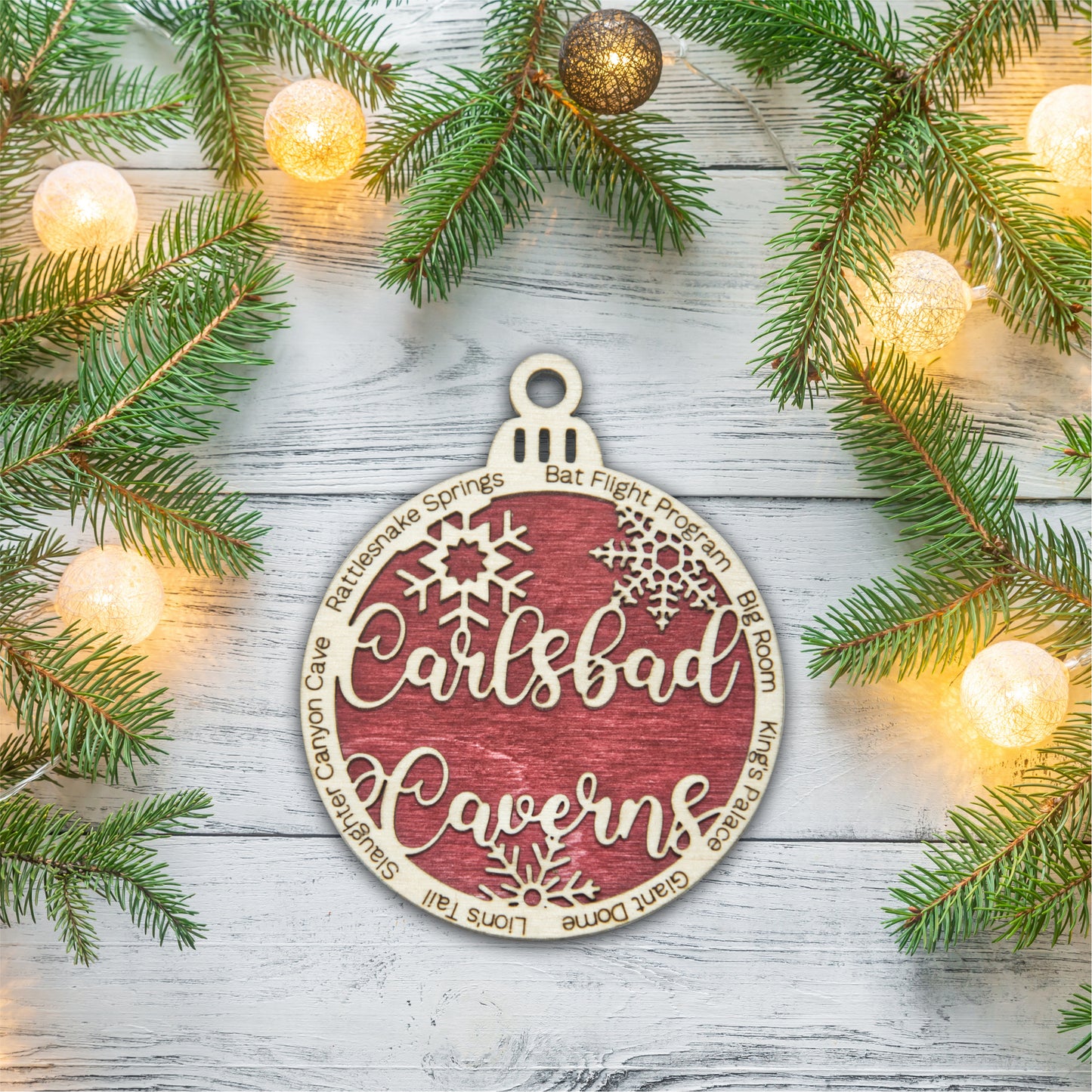 Carlsbad Caverns National Park Christmas Ornament