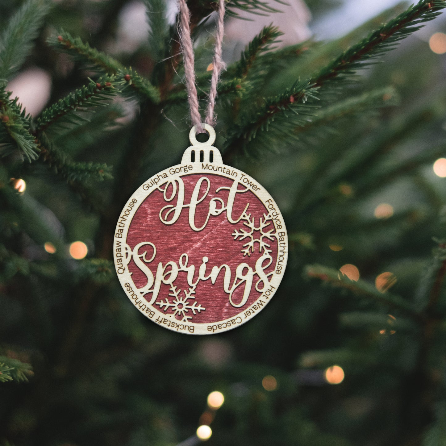 Hot Springs National Park Christmas Ornament