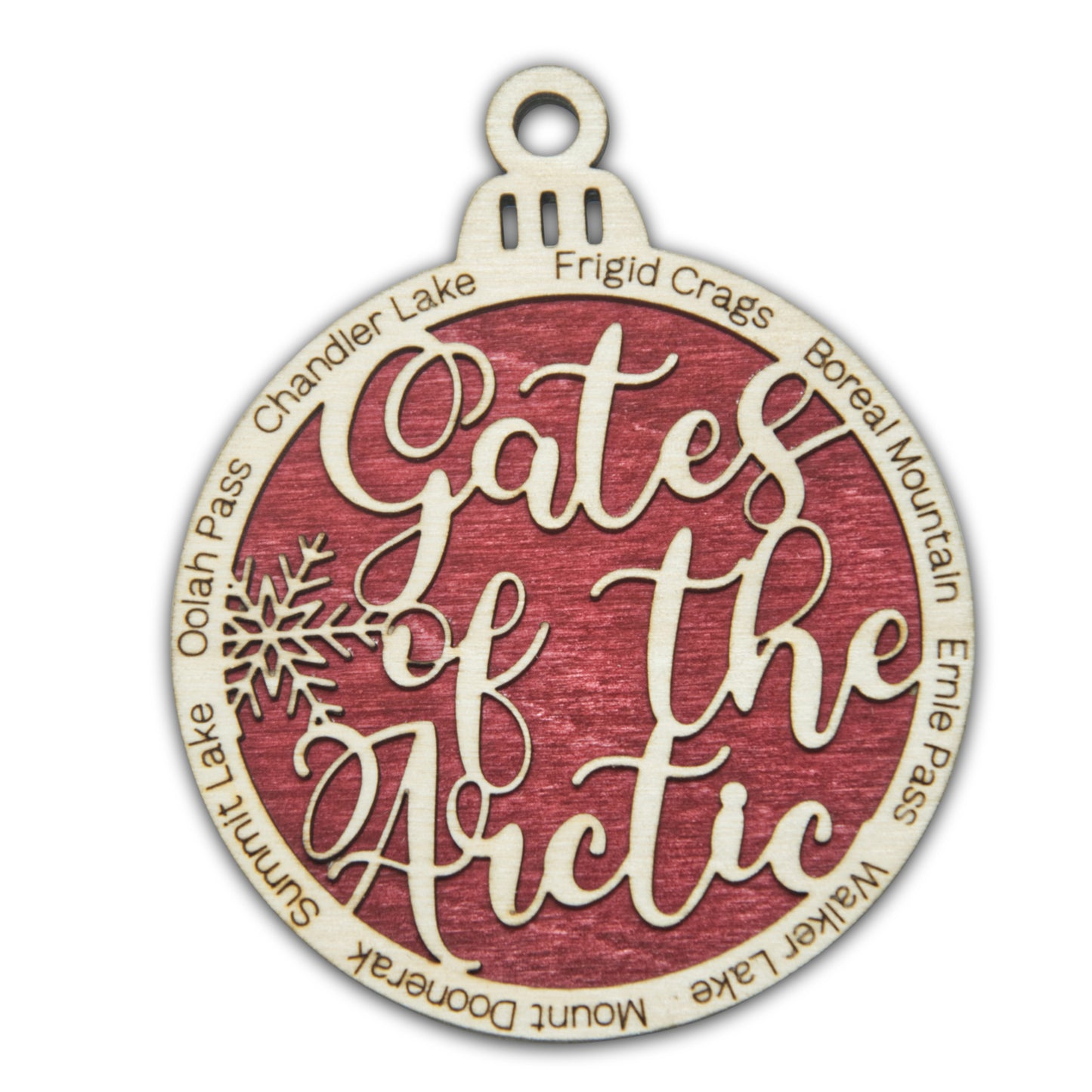 Gates of the Arctic National Park Christmas Ornament