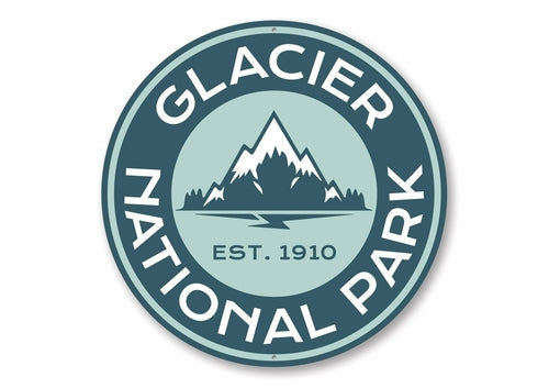 Glacier National Park Sign