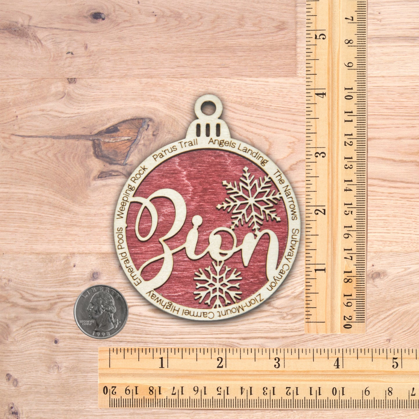 Zion National Park Christmas Ornament