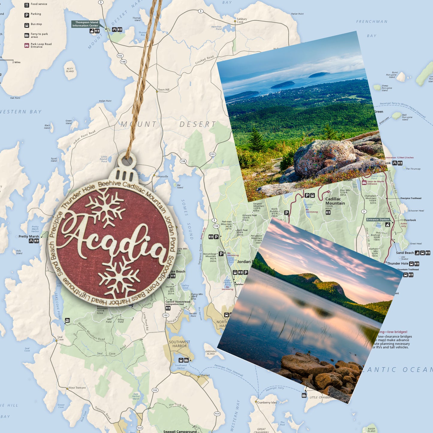 Acadia National Park Ornament