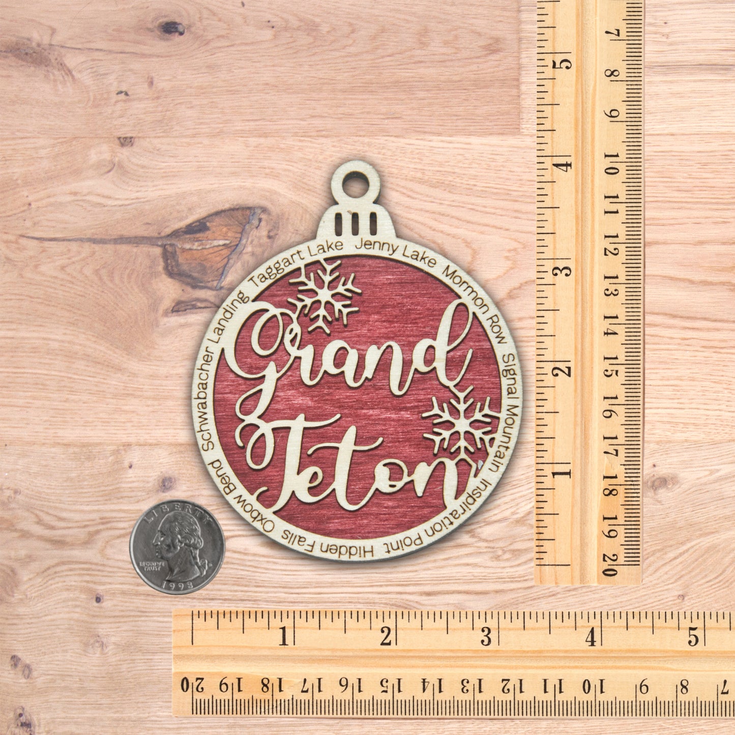 Grand Teton National Park Christmas Ornament