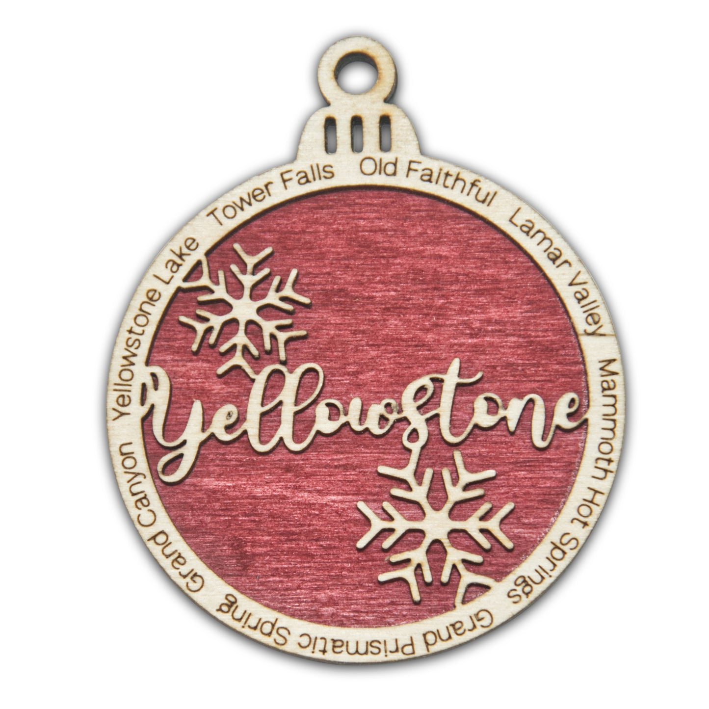 Yellowstone National Park Christmas Ornament