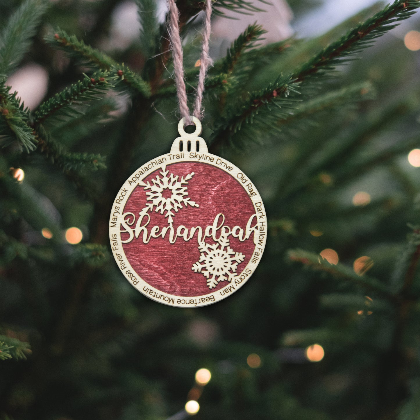 Shenandoah National Park Christmas Ornament
