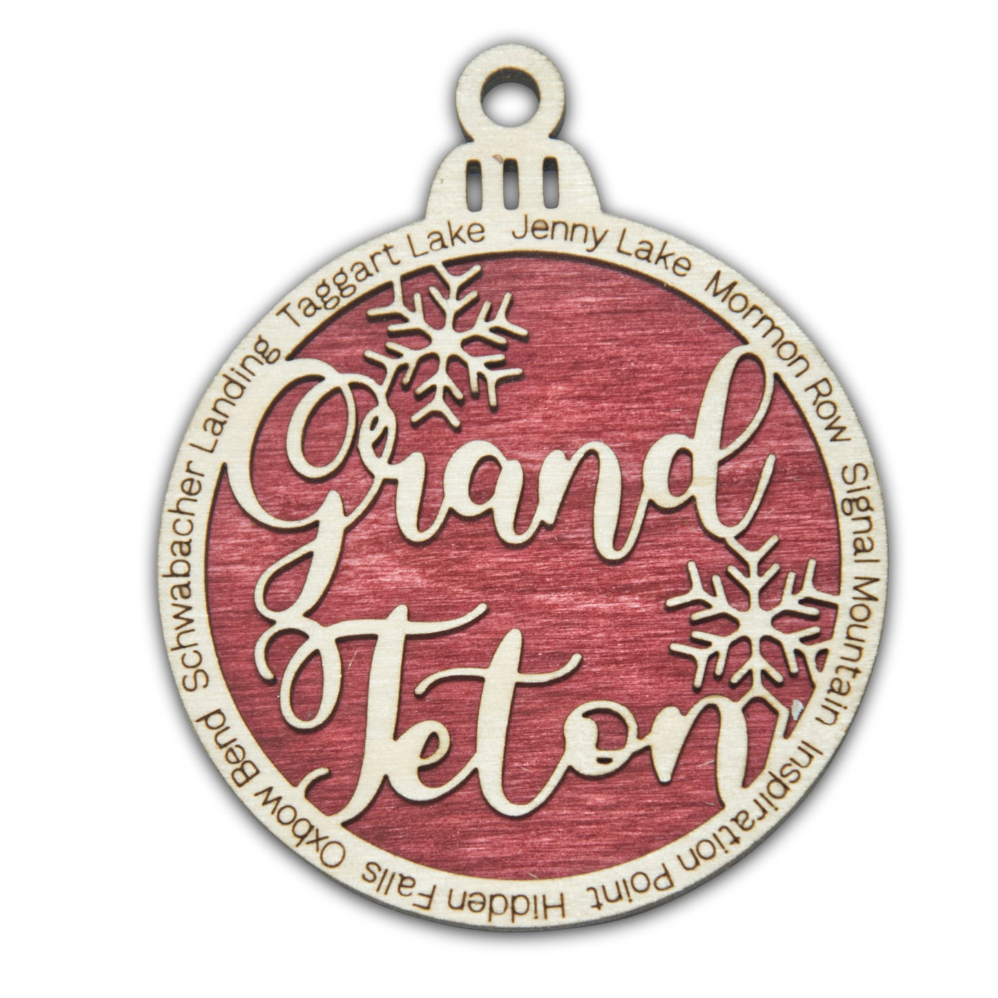 Grand Teton National Park Christmas Ornament