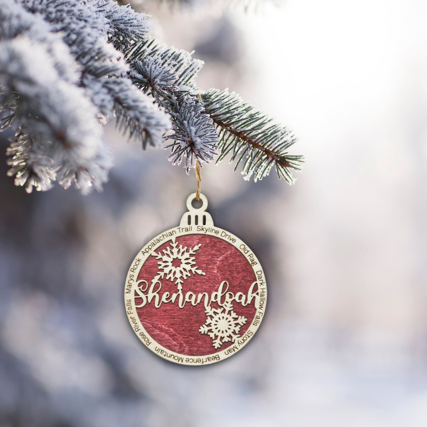 Shenandoah National Park Christmas Ornament