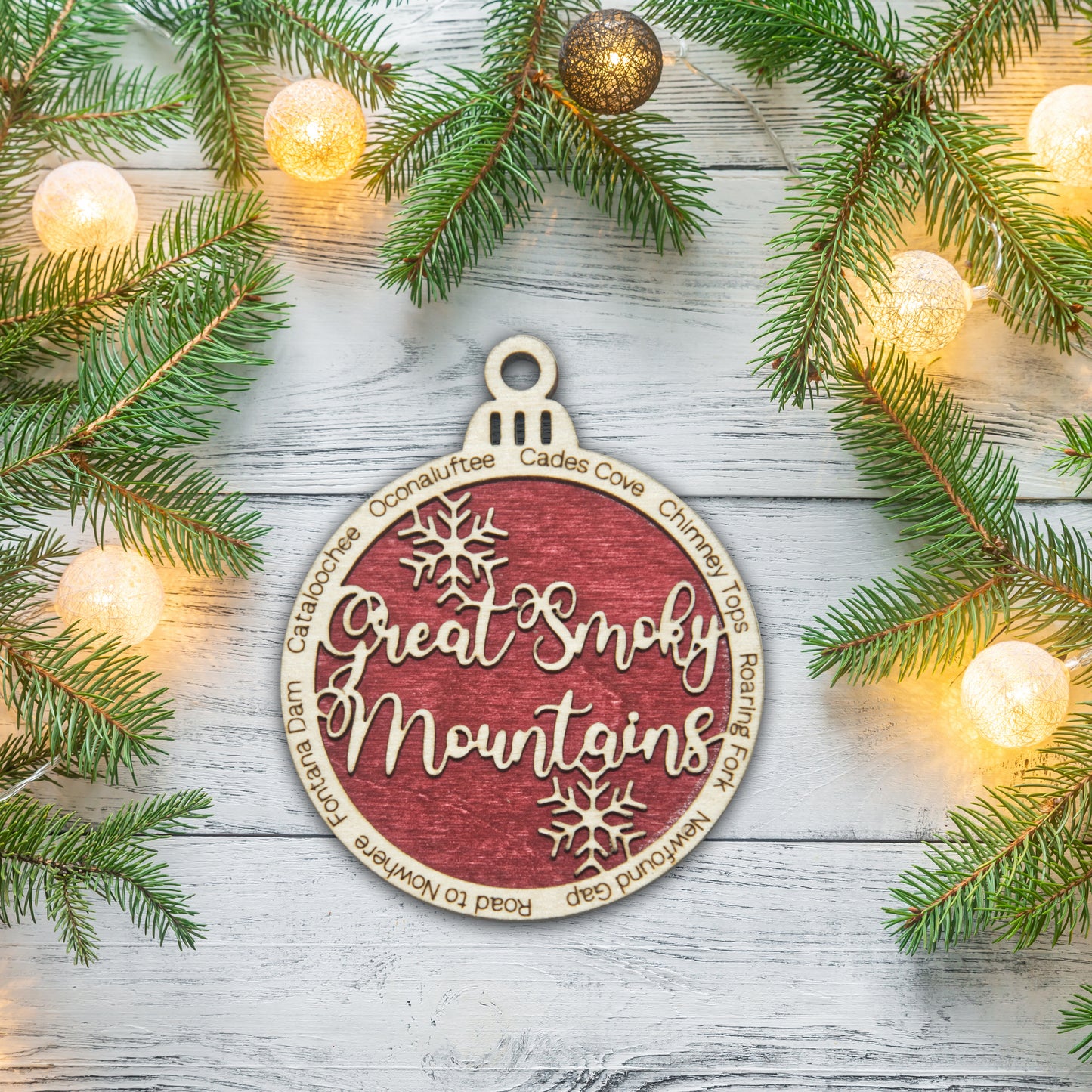 Great Smoky Mountains National Park Christmas Ornament