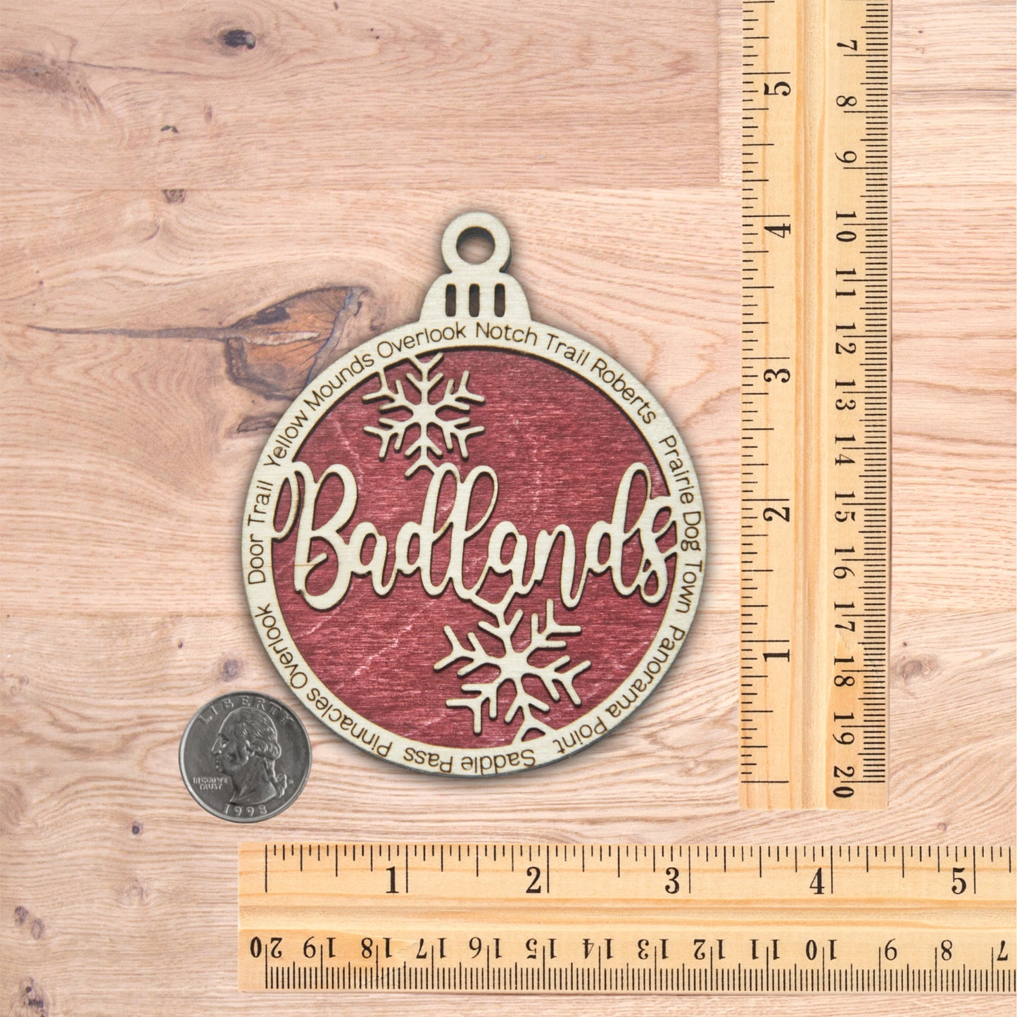 Badlands National Park Christmas Ornament