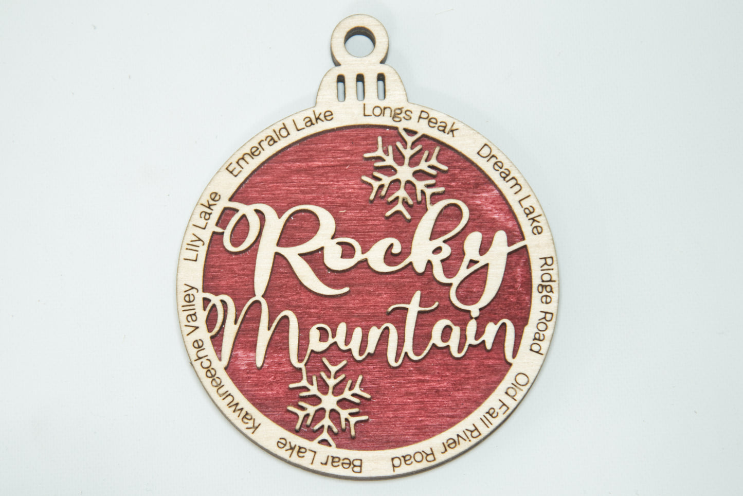 Rocky Mountain National Park Christmas Ornament
