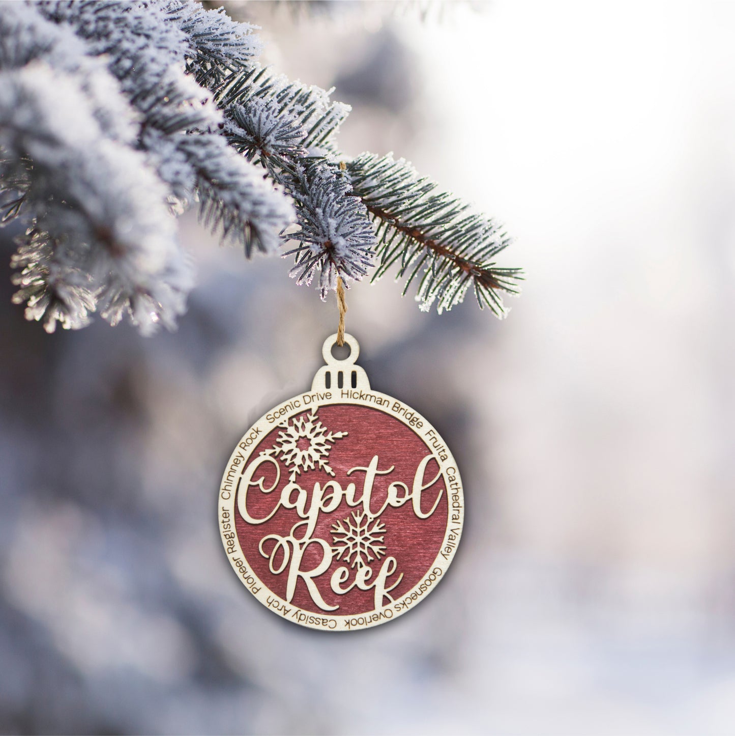 Capitol Reef National Park Christmas Ornament