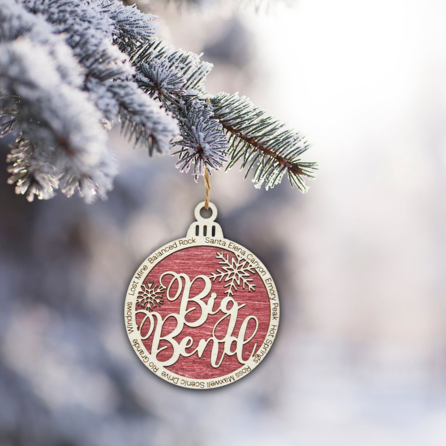 Big Bend National Park Christmas Ornament