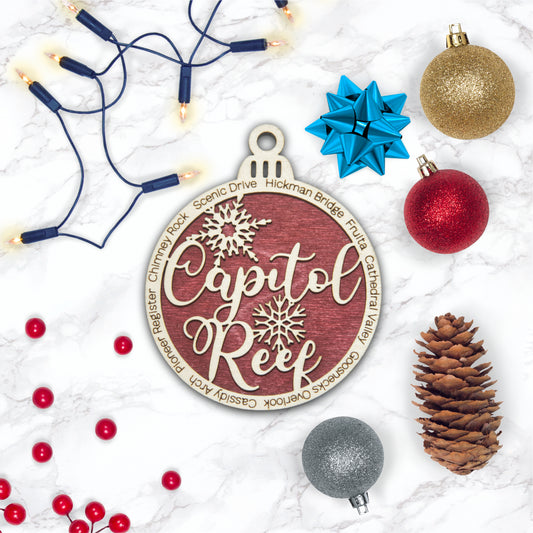 Capitol Reef National Park Christmas Ornament