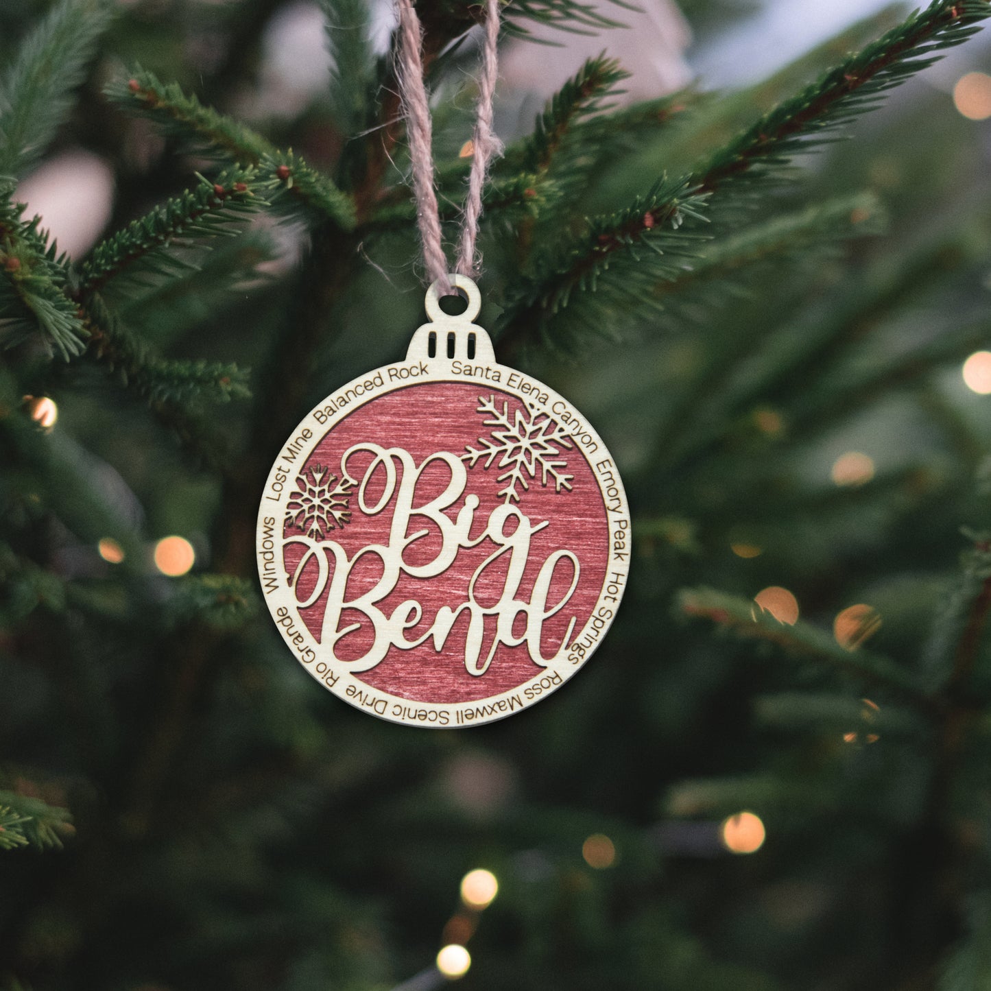Big Bend National Park Christmas Ornament