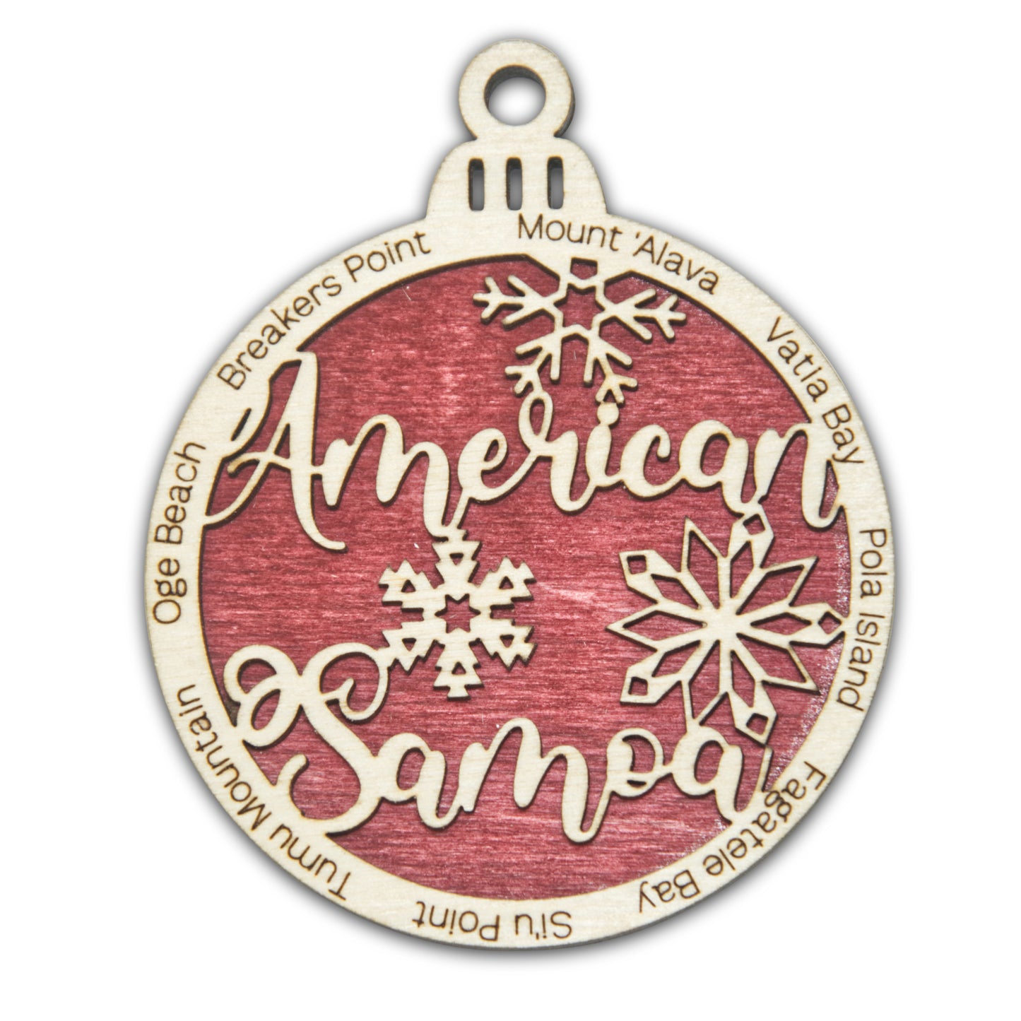 American Samoa National Park Christmas Ornament