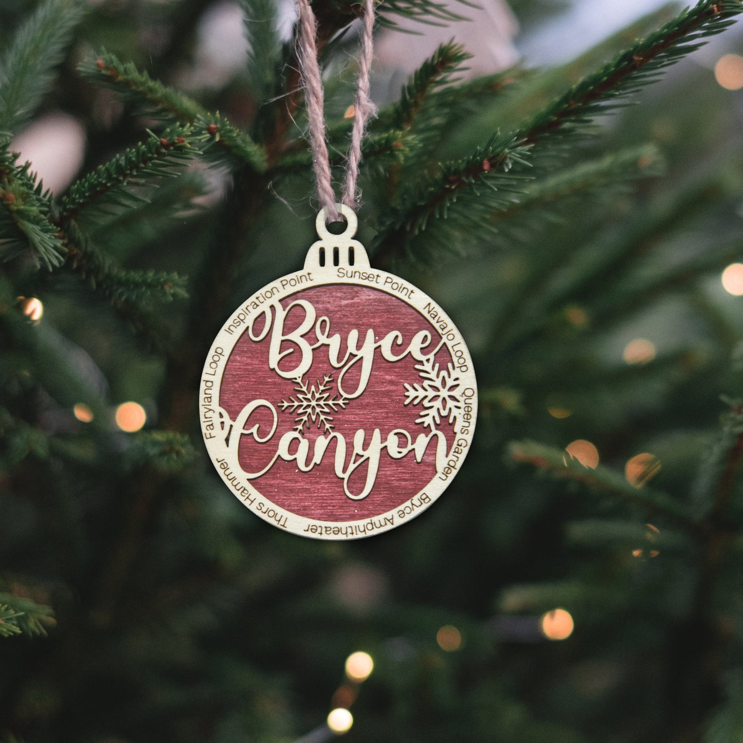 Bryce Canyon National Park Christmas Ornament