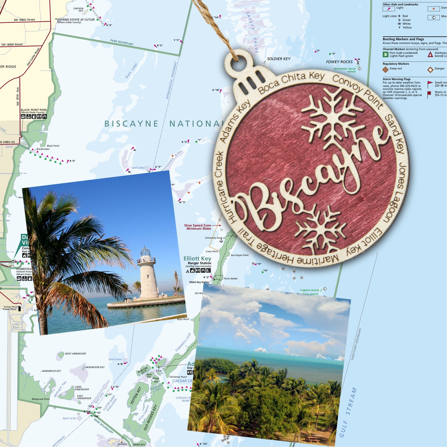 Biscayne National Park Christmas Ornament