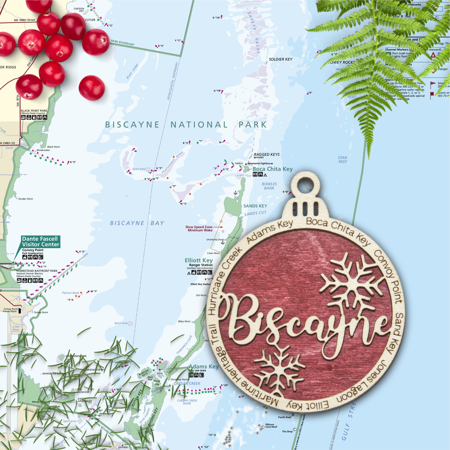 Biscayne National Park Christmas Ornament