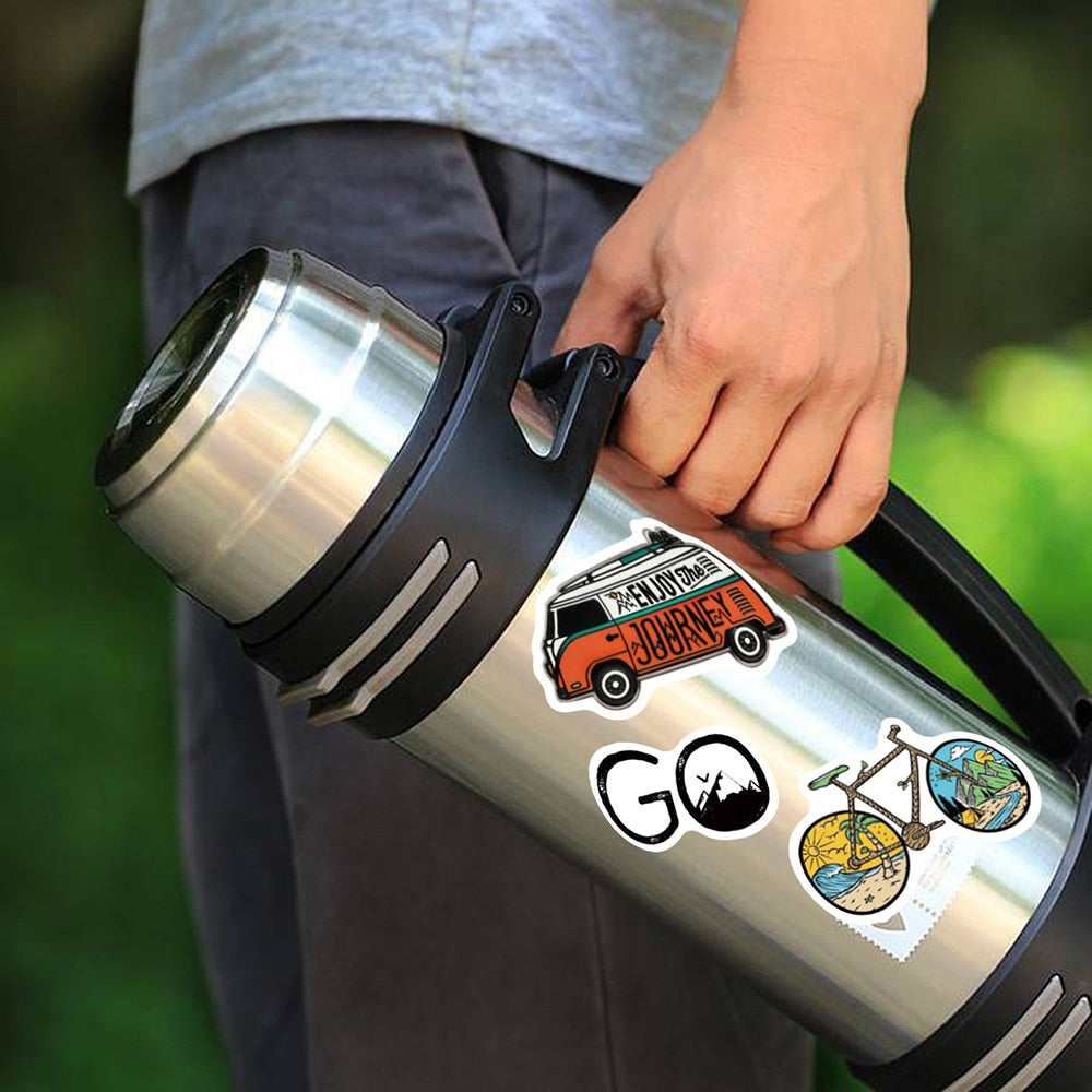 50pcs Forest Hiking Stickers