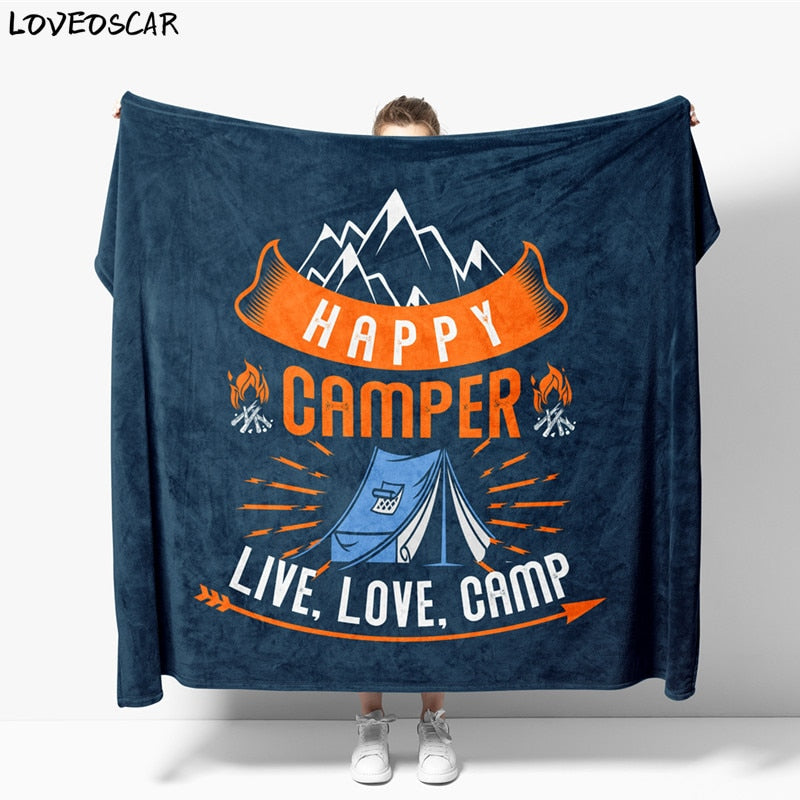 Happy Camper Blanket