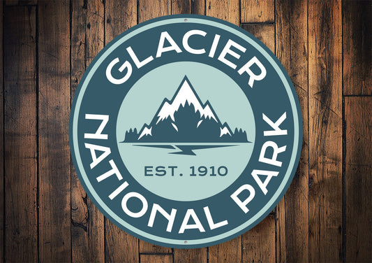 Glacier National Park Sign