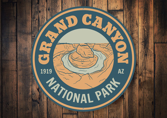 Grand Canyon Arizona National Park Sign