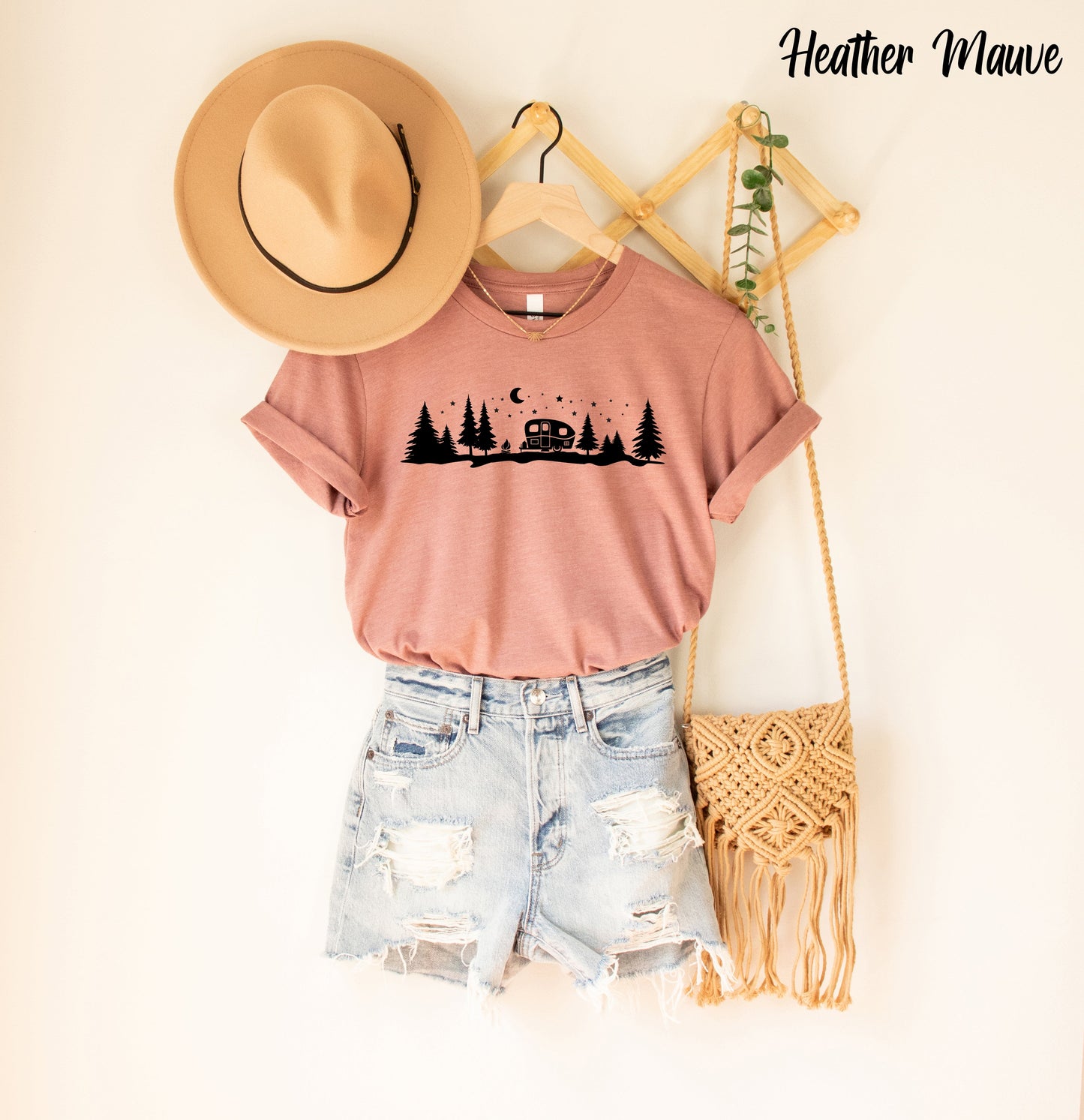 Camper in Forest Shirt