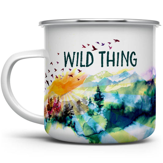 Wild Thing Enamel Camping Mug