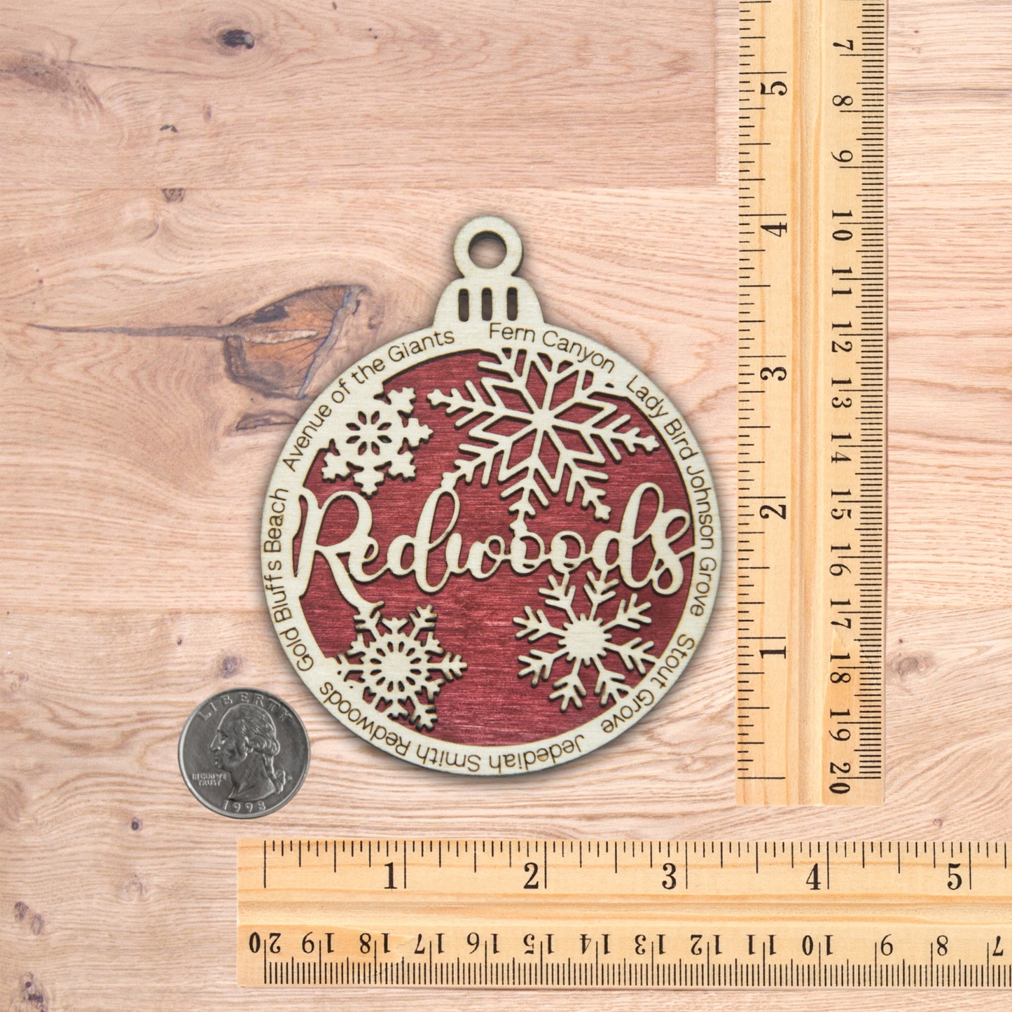 Redwoods National Park Christmas Ornament