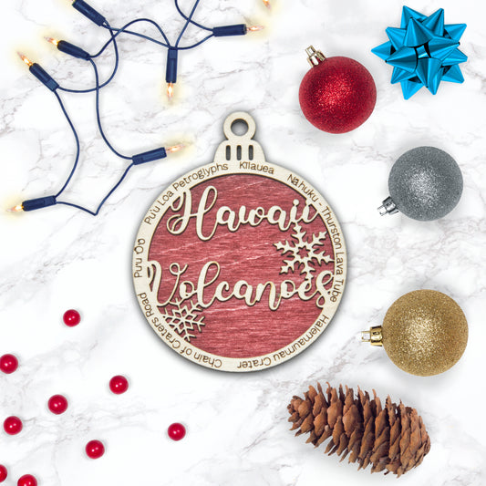 Hawaii Volcanoes National Park Christmas Ornament