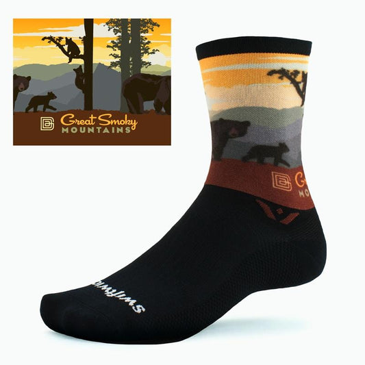 VISION™ Six Impression National Parks - Crew Socks - Great Smokey Mountains NP - Bears