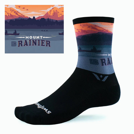 VISION™ Six Impression National Parks - Crew Socks - Mount Rainier NP