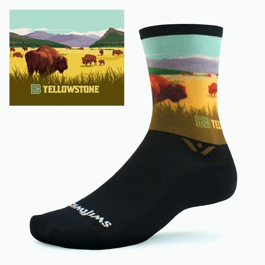 VISION™ Six Impression National Parks - Crew Socks - Yellowstone NP
